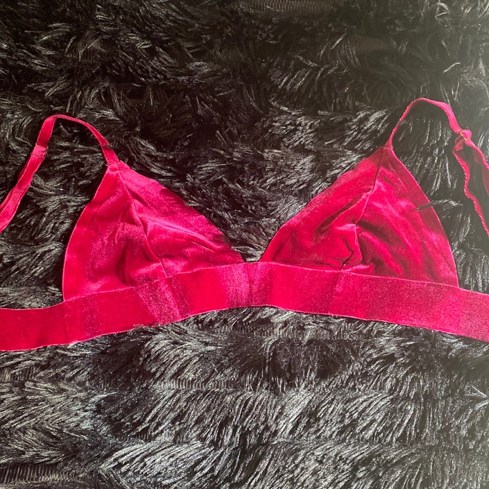 Sexy Velvet Bralette